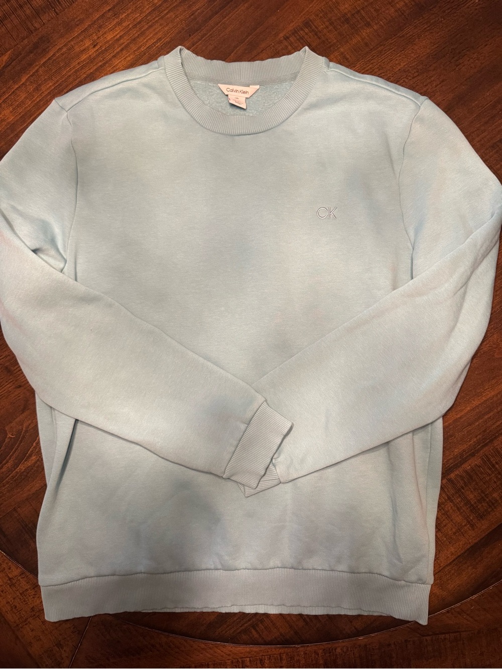 Calvin Klein Pale Blue Crewneck Sweater